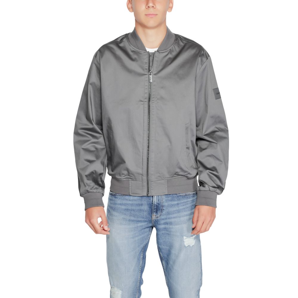 Calvin Klein Graue Bio-Baumwolljacken &