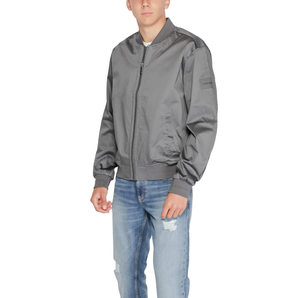 Calvin Klein Graue Bio-Baumwolljacken &