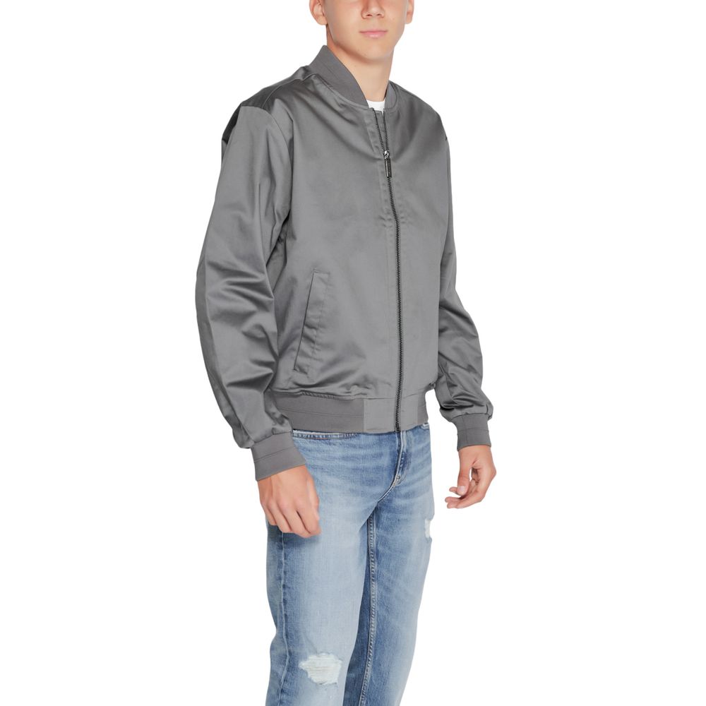 Calvin Klein Graue Bio-Baumwolljacken &