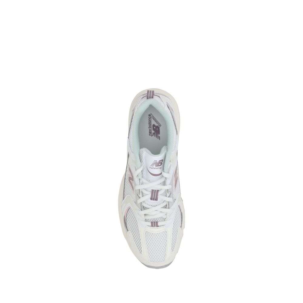 New Balance Weiße Leder Tier 3 Turnschuhe