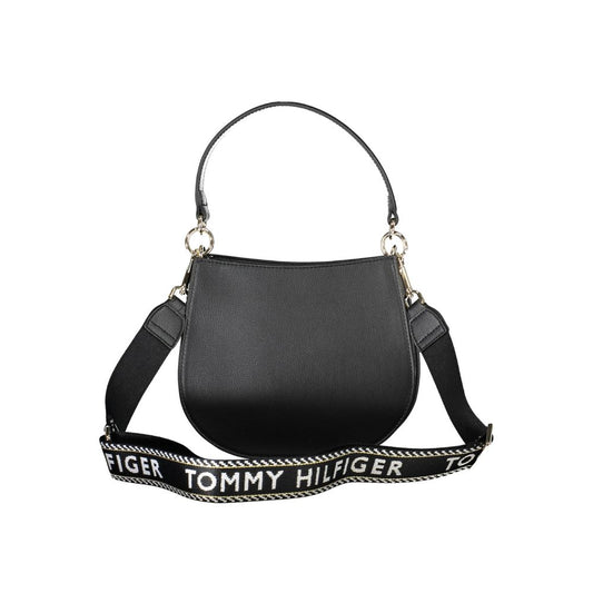 Tommy Hilfiger Schwarze Polyester-Handtasche