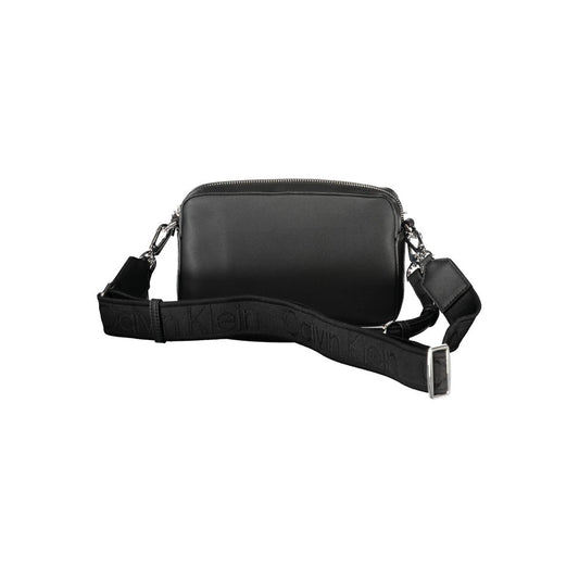 Calvin Klein Schwarze Polyester-Handtasche
