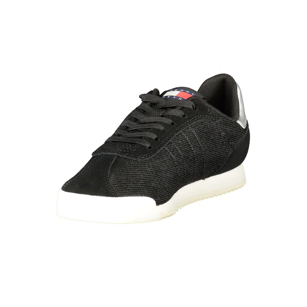 Tommy Hilfiger Schwarzer Sneaker aus Polyester