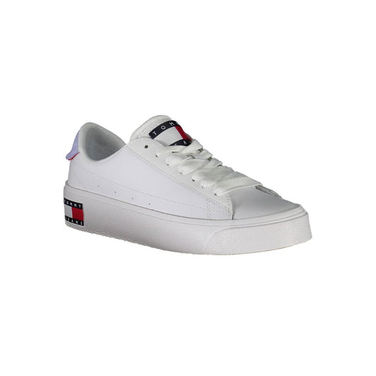 Tommy Hilfiger Weißer Polyester-Sneaker