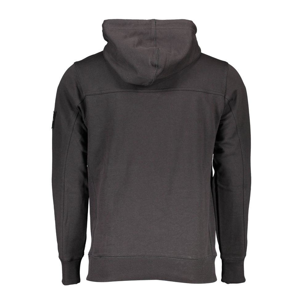 Calvin Klein Baumwoll-Sweatshirt in Schwarz