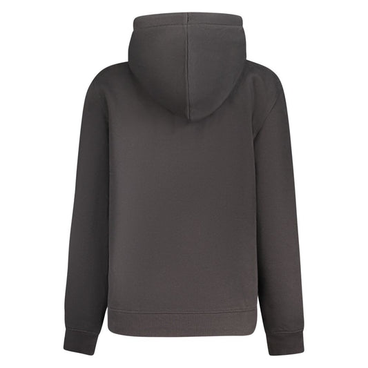 Calvin Klein Baumwoll-Sweatshirt in Schwarz