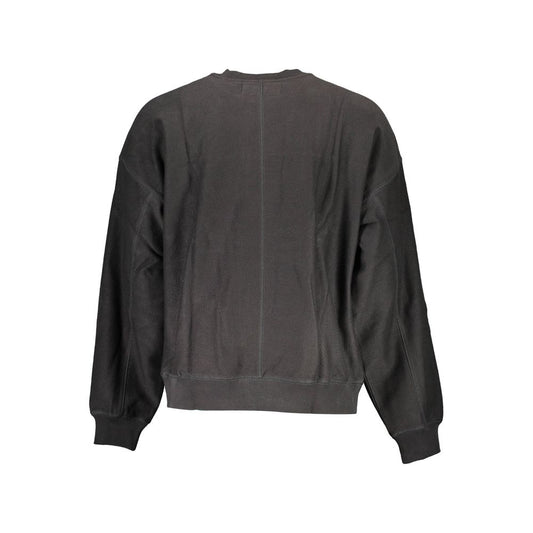 Calvin Klein Baumwoll-Sweatshirt in Schwarz