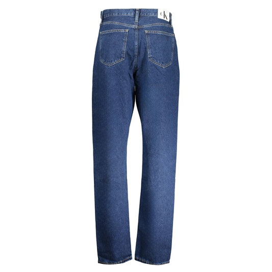 Calvin Klein Blaue Baumwoll-Jeans aus Denim