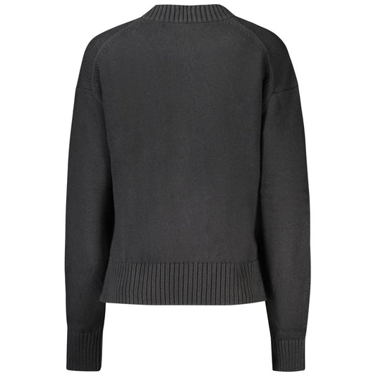 Calvin Klein Schwarzer Baumwollpullover für Frauen