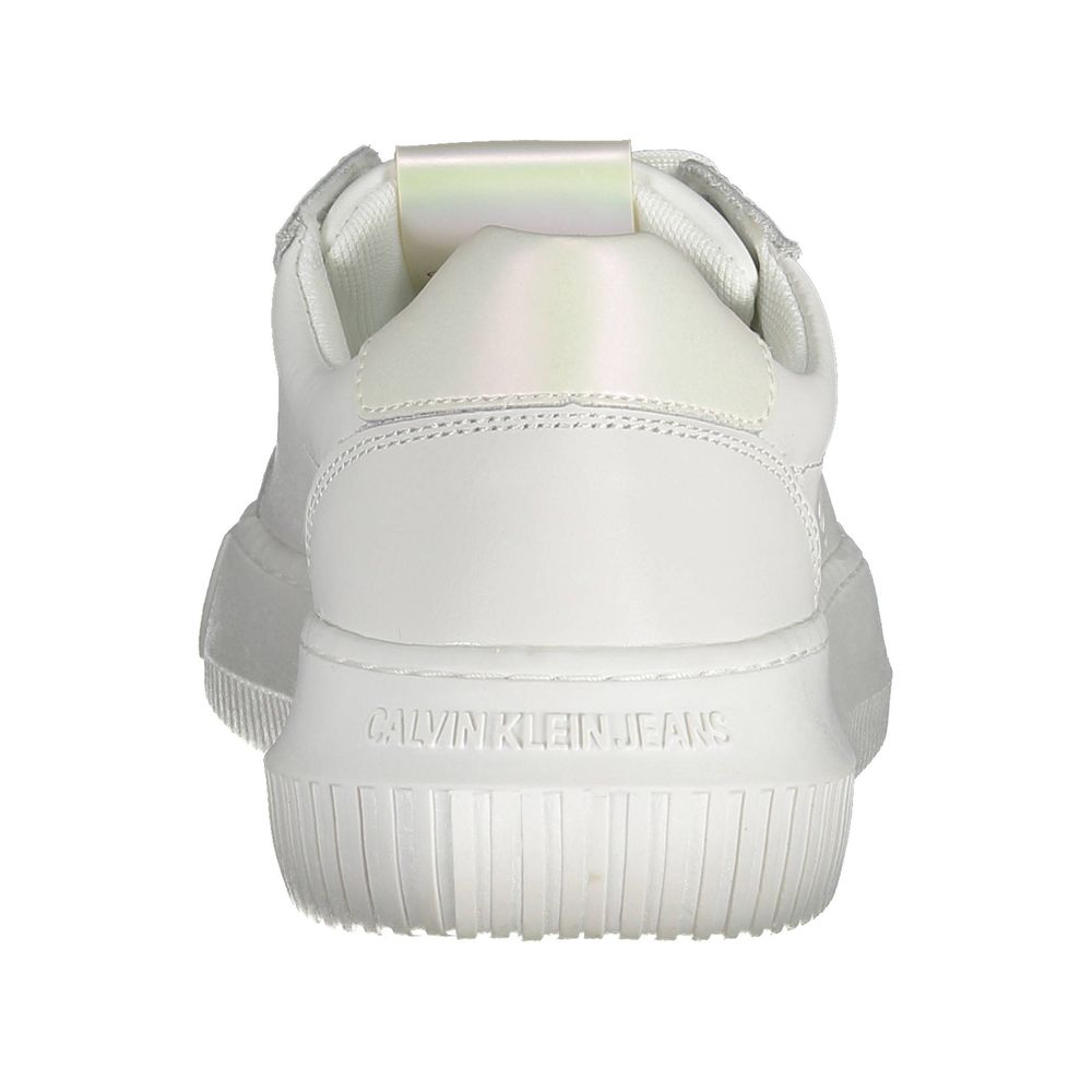 Calvin Klein Weißes Leder Damen Sneaker