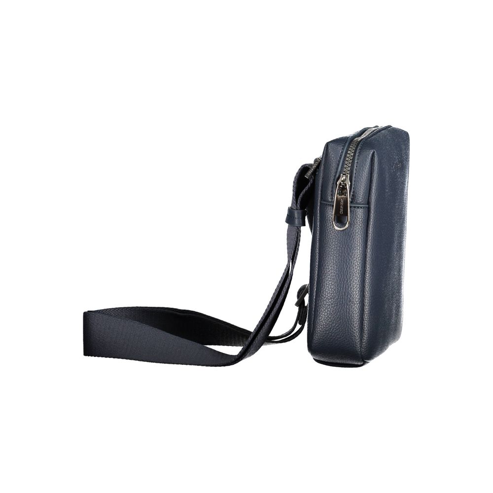 Calvin Klein Blaue Schultertasche aus Polyester
