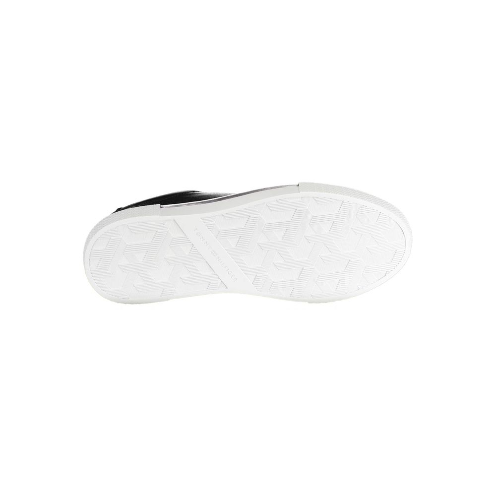 Tommy Hilfiger Schwarzes Leder Damen Sneaker