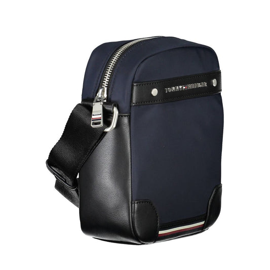 Tommy Hilfiger Blaue Schultertasche aus Polyester
