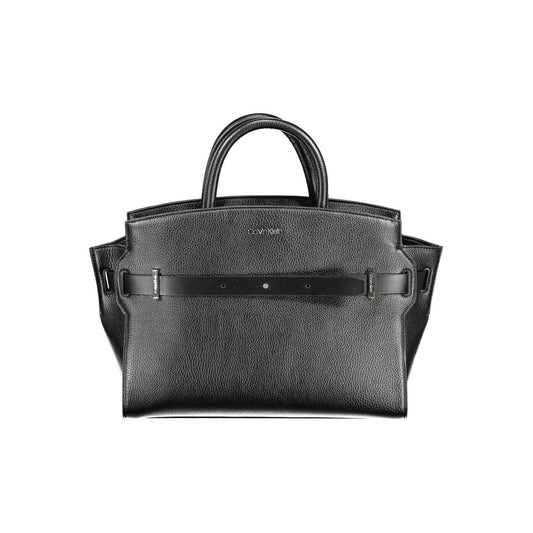 Calvin Klein Schwarze Polyethylen-Handtasche