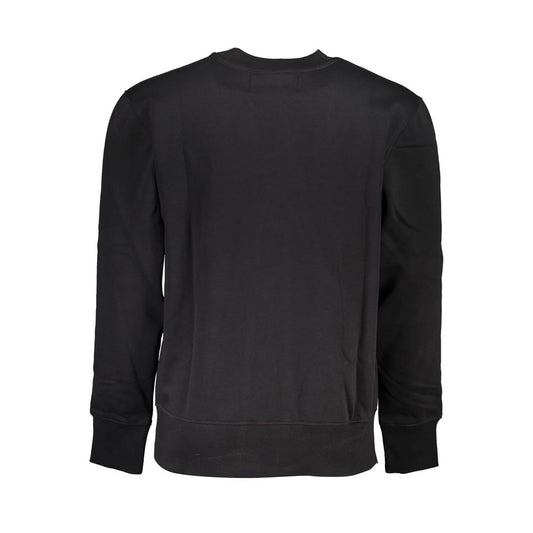 Calvin Klein Schwarzer Baumwollpullover für Männer