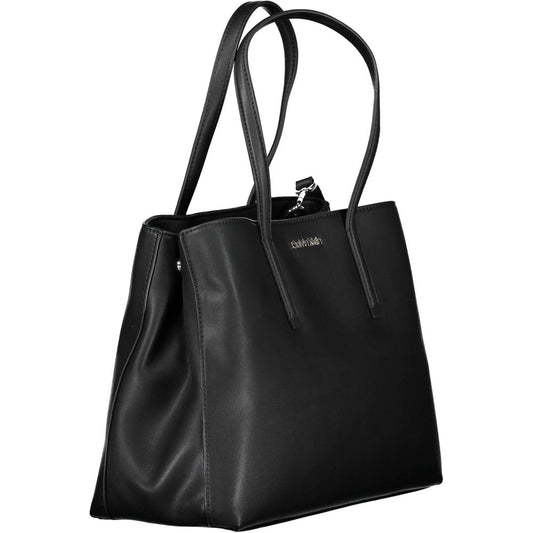 Calvin Klein Schwarze Polyester-Handtasche