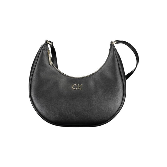 Calvin Klein Schwarze Polyester-Handtasche