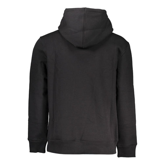 Calvin Klein Schwarzer Baumwoll-Sweater Hoodie für Männer