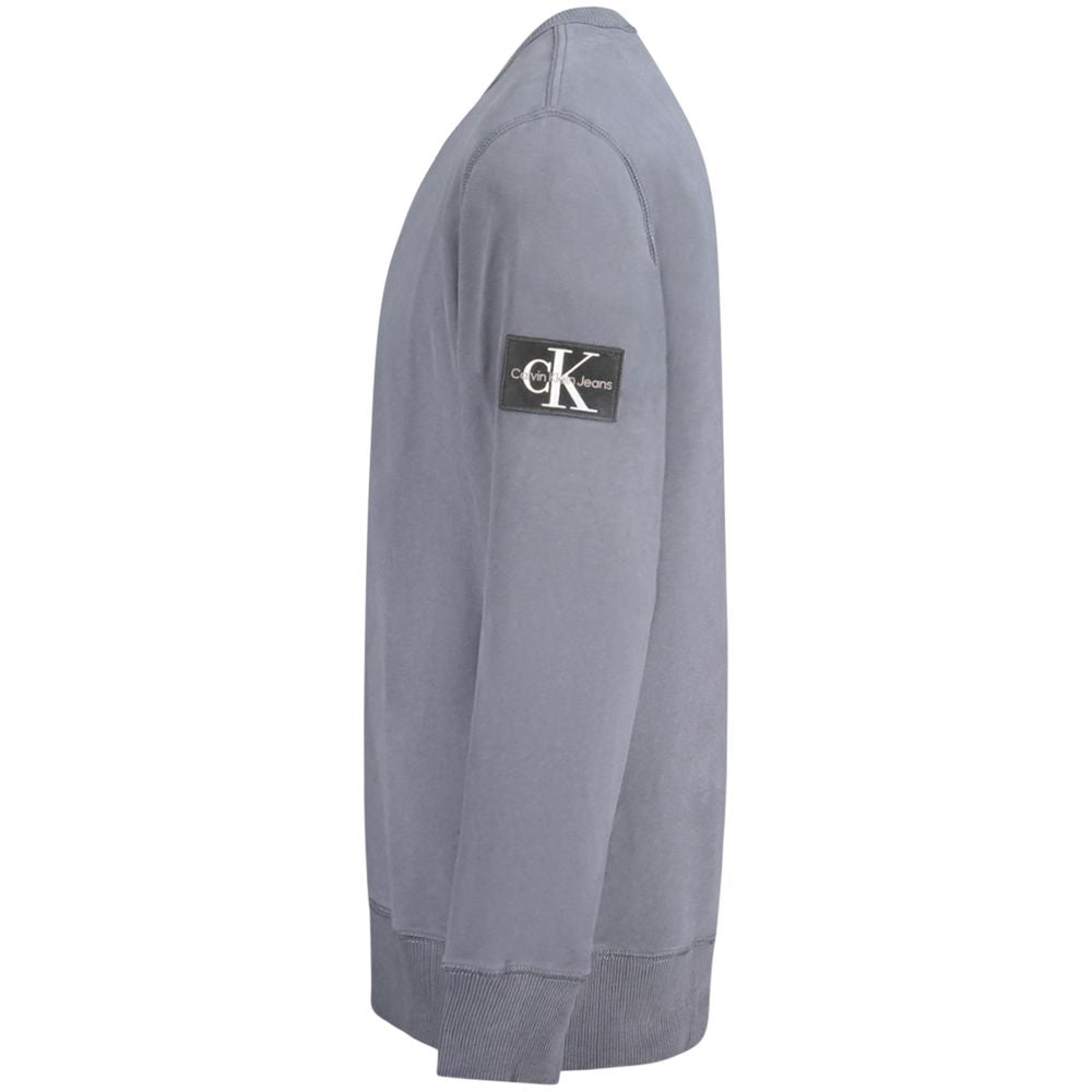Calvin Klein Baumwoll-Sweatshirt in Blau