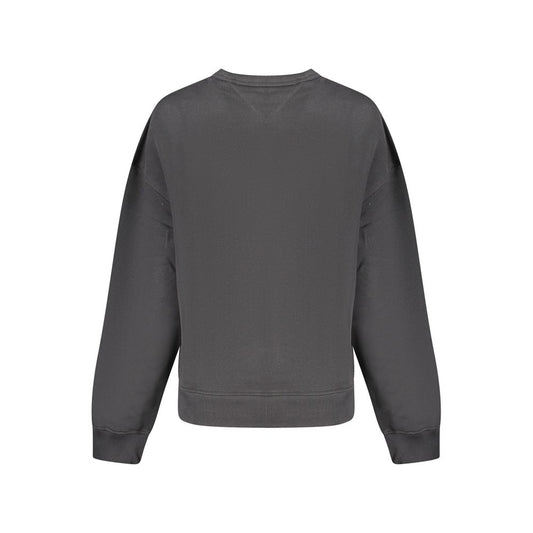Tommy Hilfiger Baumwoll-Sweatshirt in Schwarz