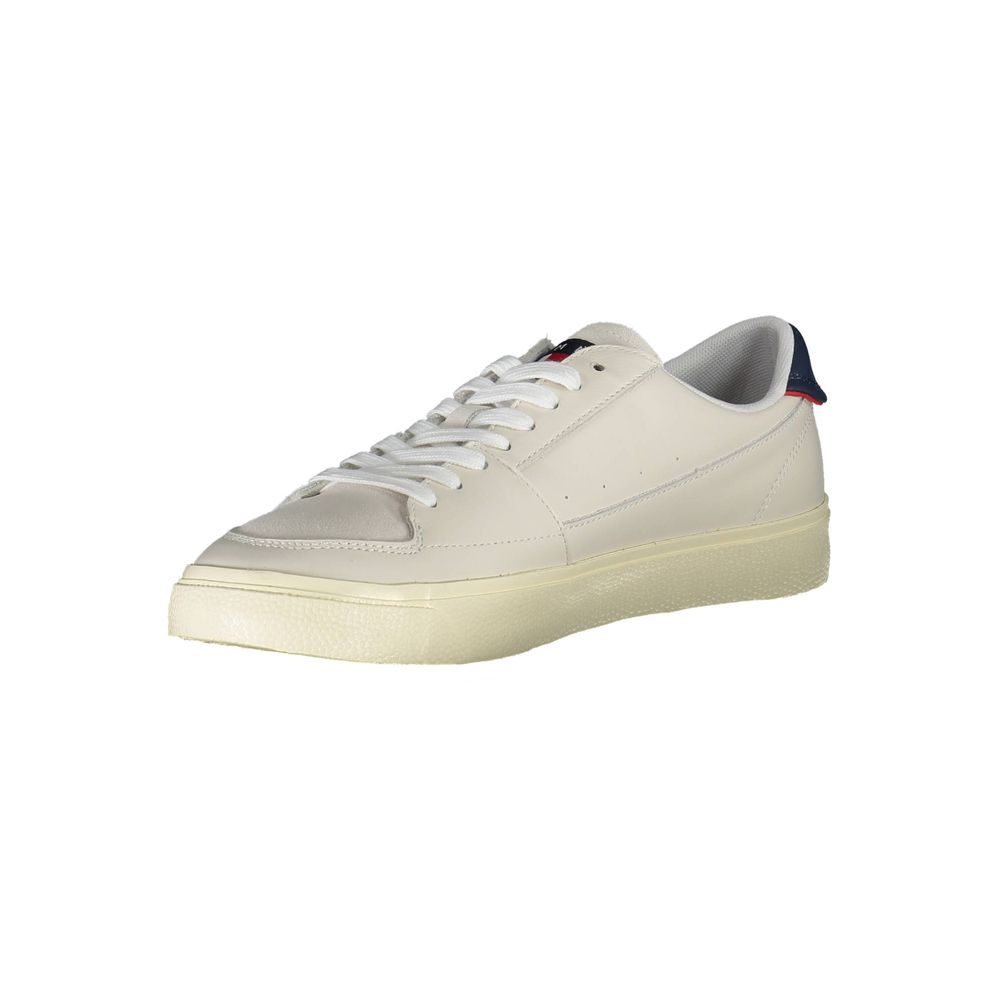 Tommy Hilfiger Weißes Leder Herren Sneaker