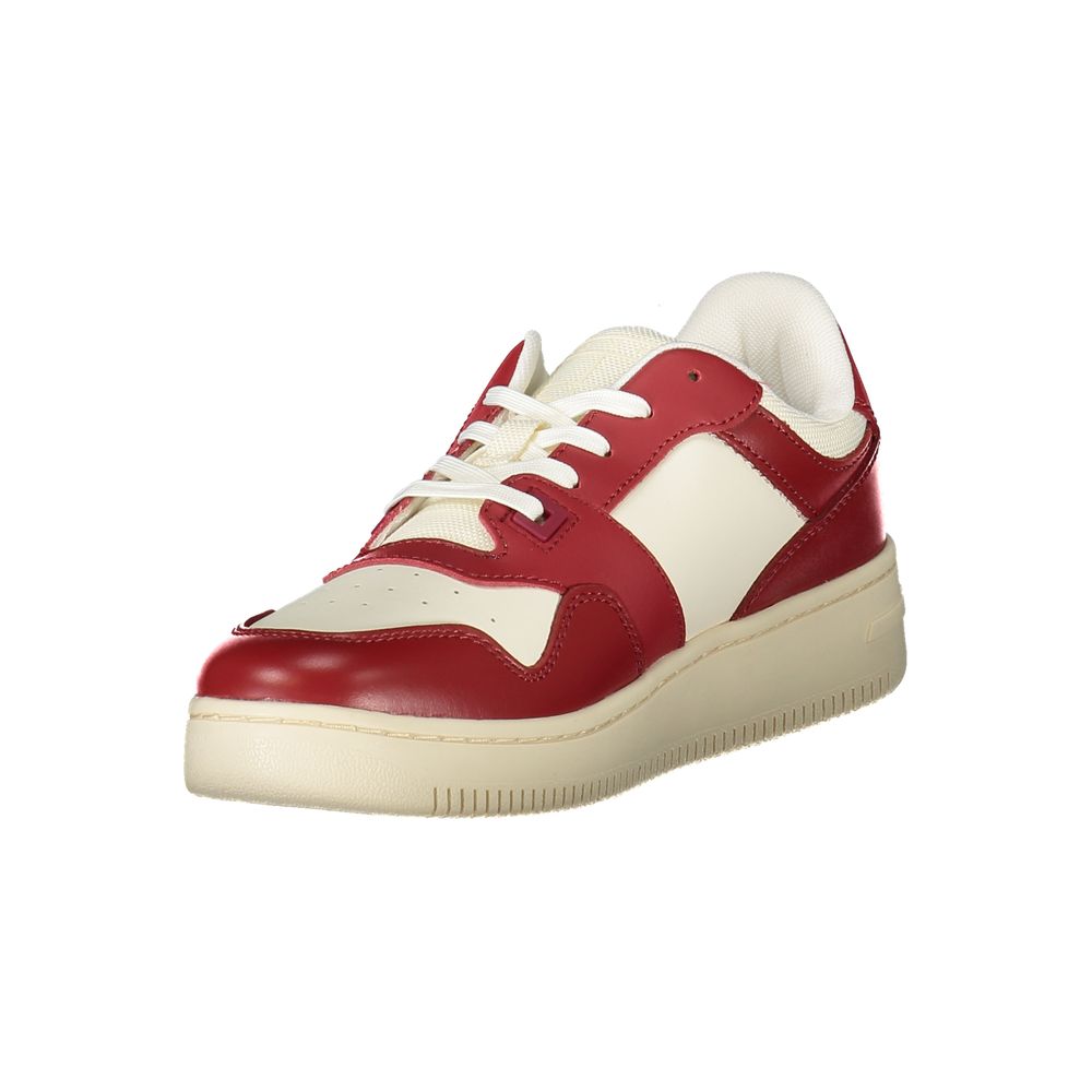 Tommy Hilfiger Sportlicher Sneaker aus Polyester in Rot