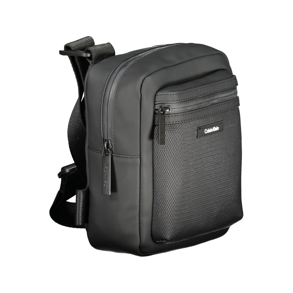 Calvin Klein Schwarze Schultertasche aus Polyester