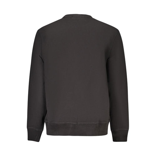 Calvin Klein Baumwoll-Sweatshirt in Schwarz