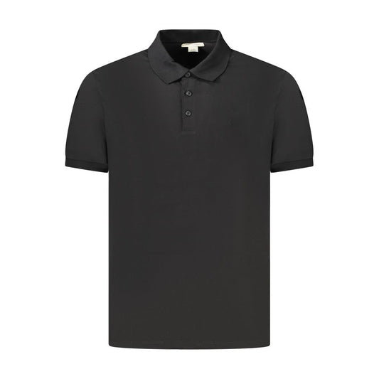Calvin Klein Baumwoll-Poloshirt in Schwarz