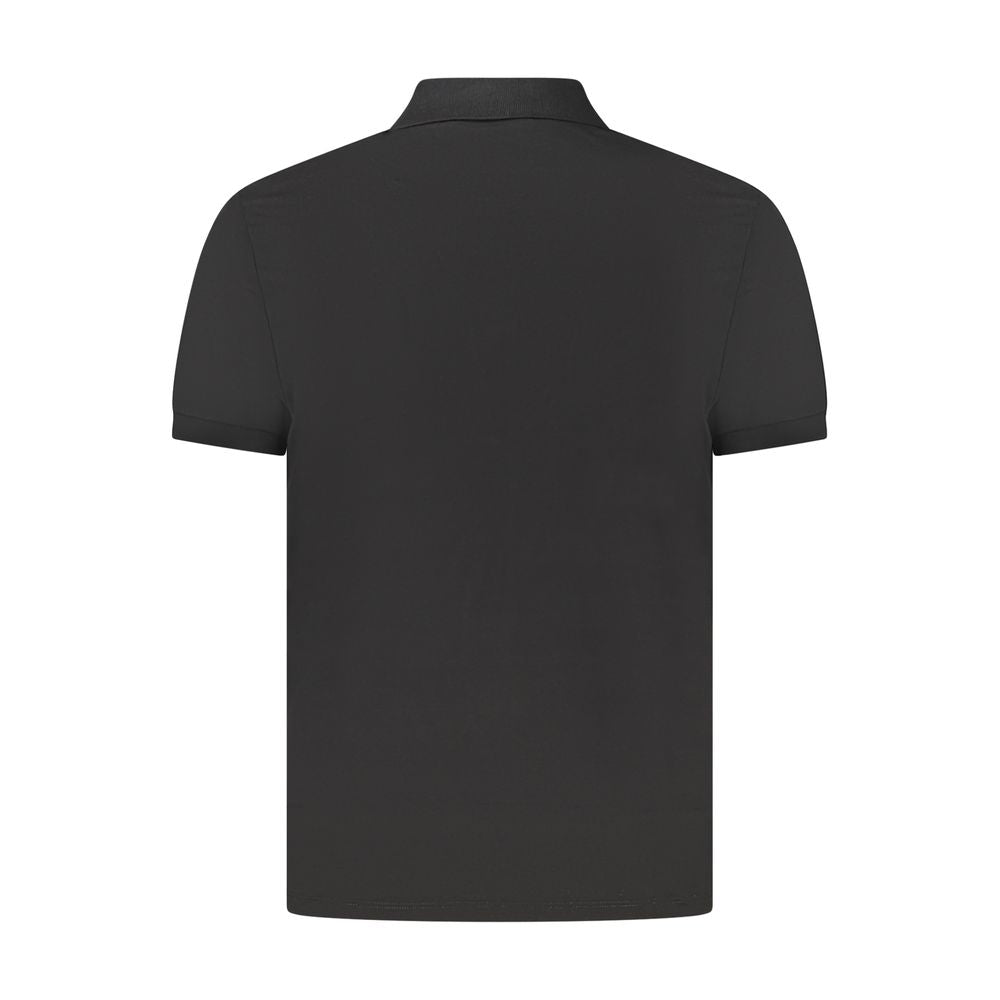 Calvin Klein Baumwoll-Poloshirt in Schwarz