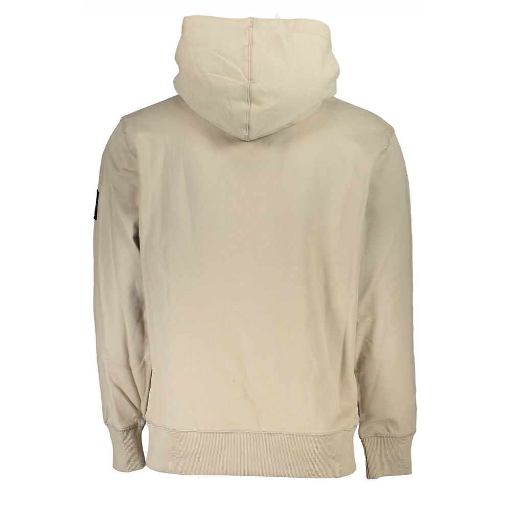 Calvin Klein Baumwoll-Sweatshirt in Beige