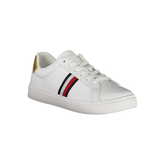 Tommy Hilfiger Weißer Polyester-Sneaker