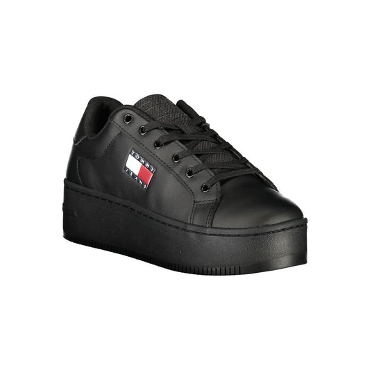 Tommy Hilfiger Schwarzer Sneaker aus Polyester