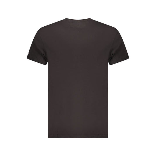 Tommy Hilfiger Baumwoll-T-Shirt in Schwarz
