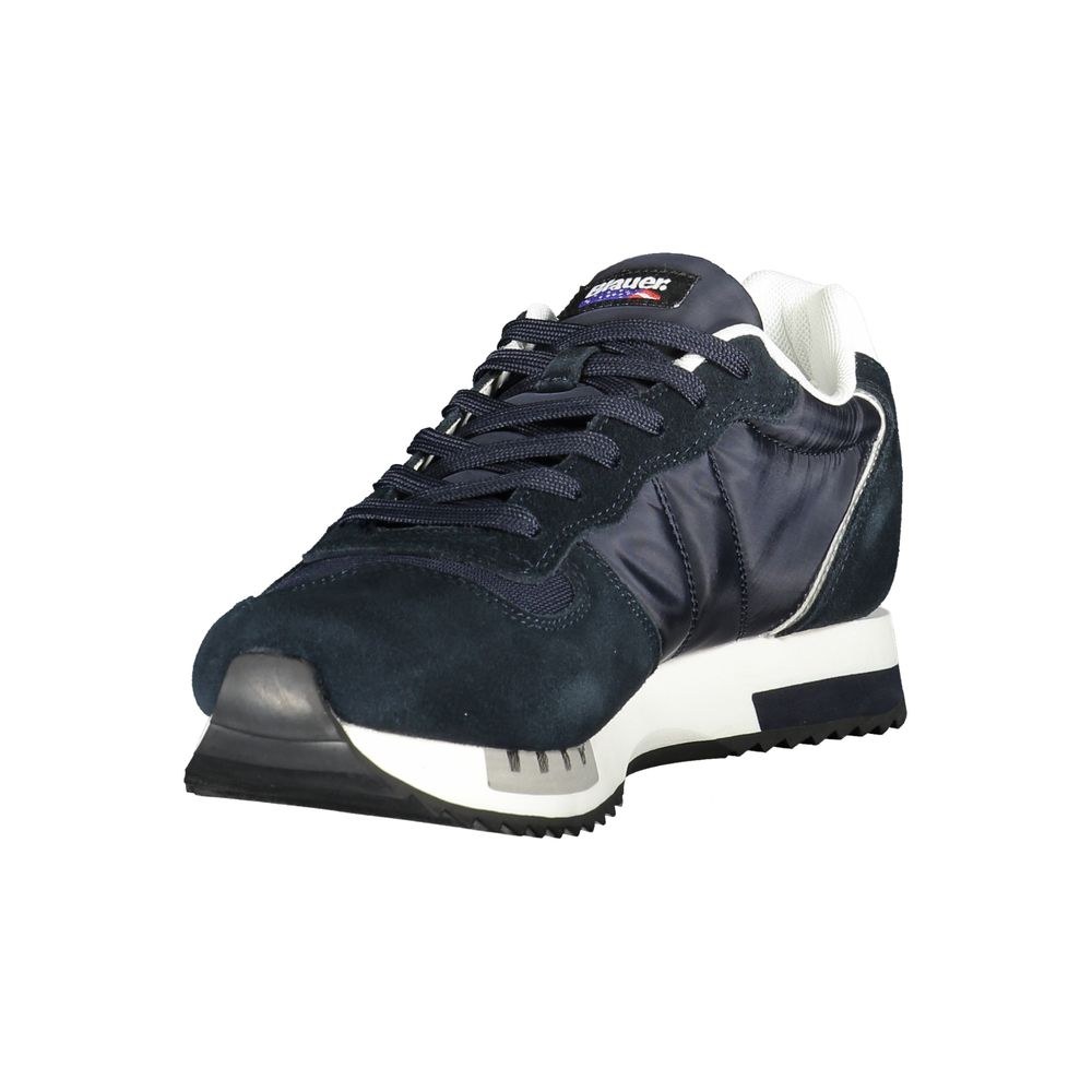 Blauer Polyester Herren Sneaker