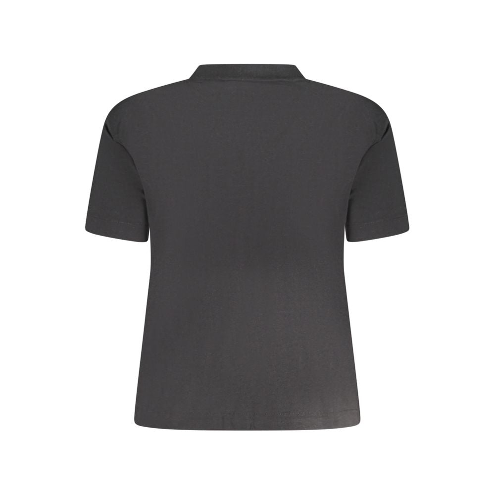 Calvin Klein Baumwoll-T-Shirt in Schwarz