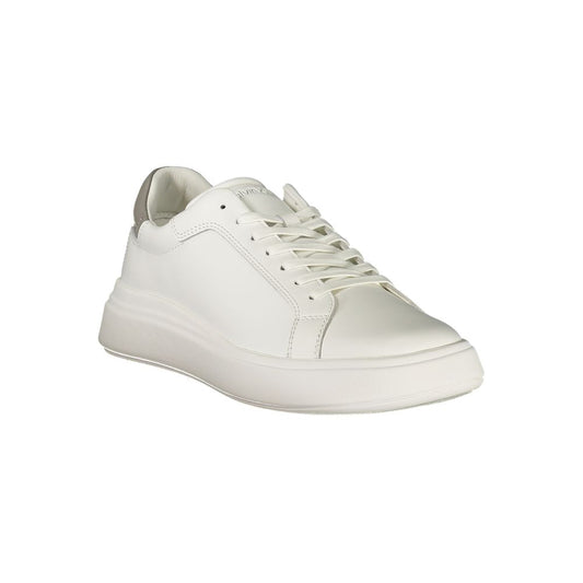 Calvin Klein Sneaker aus weißem Polyester