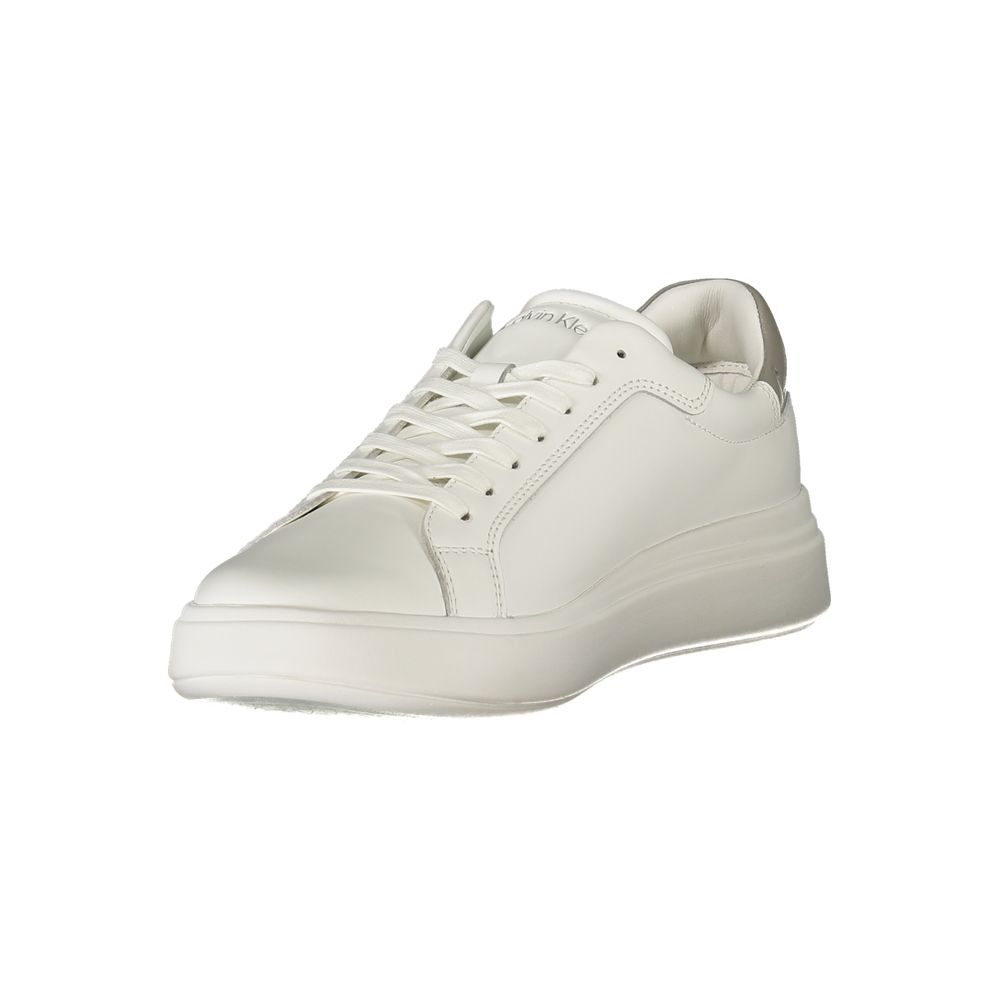 Calvin Klein Sneaker aus weißem Polyester