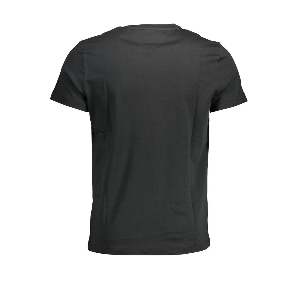 Tommy Hilfiger Baumwoll-T-Shirt in Schwarz