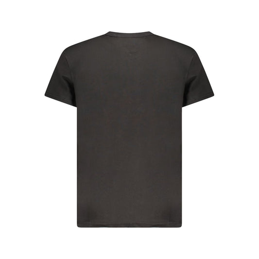 Tommy Hilfiger Baumwoll-T-Shirt in Schwarz