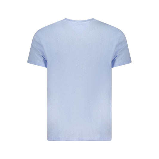 Tommy Hilfiger Baumwoll-T-Shirt in Blau