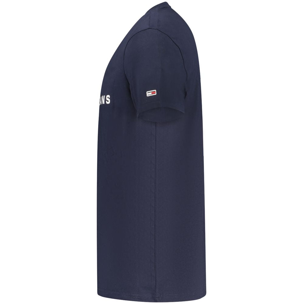 Tommy Hilfiger Baumwoll-T-Shirt in Blau