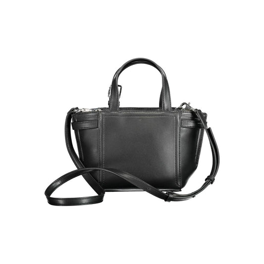 Calvin Klein Schwarze Polyester Handtasche