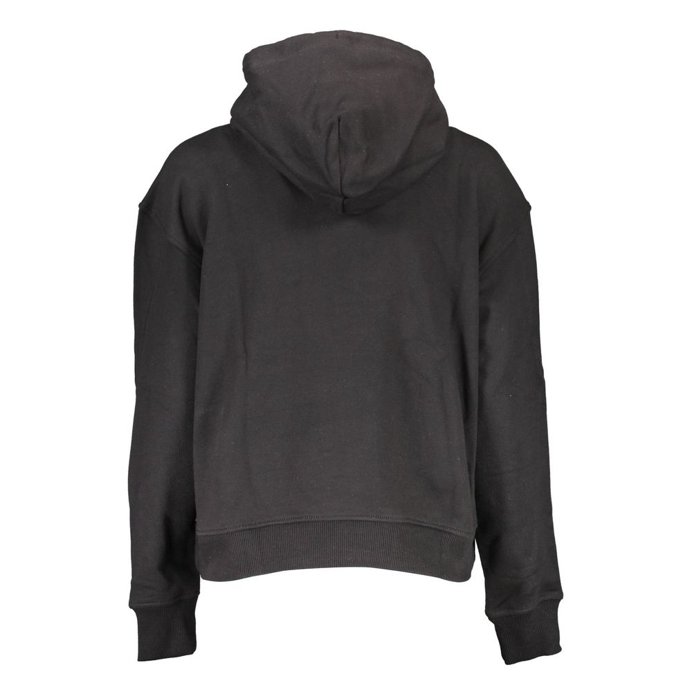 Calvin Klein Baumwoll-Sweatshirt in Schwarz