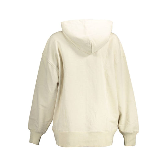 Calvin Klein Beiger Baumwoll-Sweatshirt