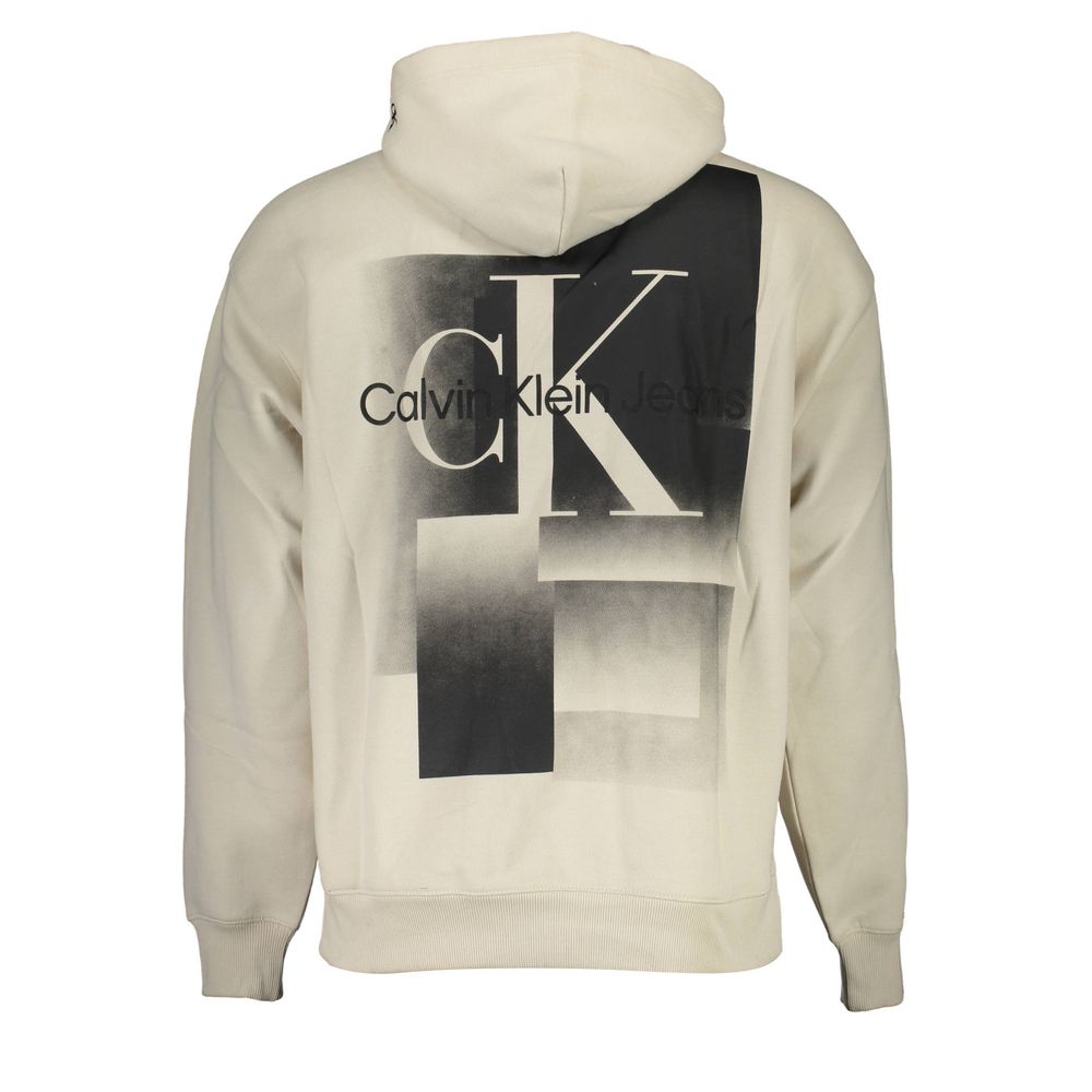 Calvin Klein Baumwoll-Sweatshirt in Beige