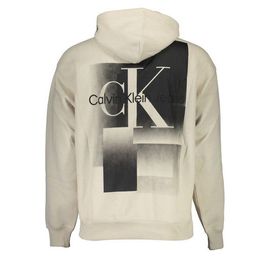 Calvin Klein Baumwoll-Sweatshirt in Beige