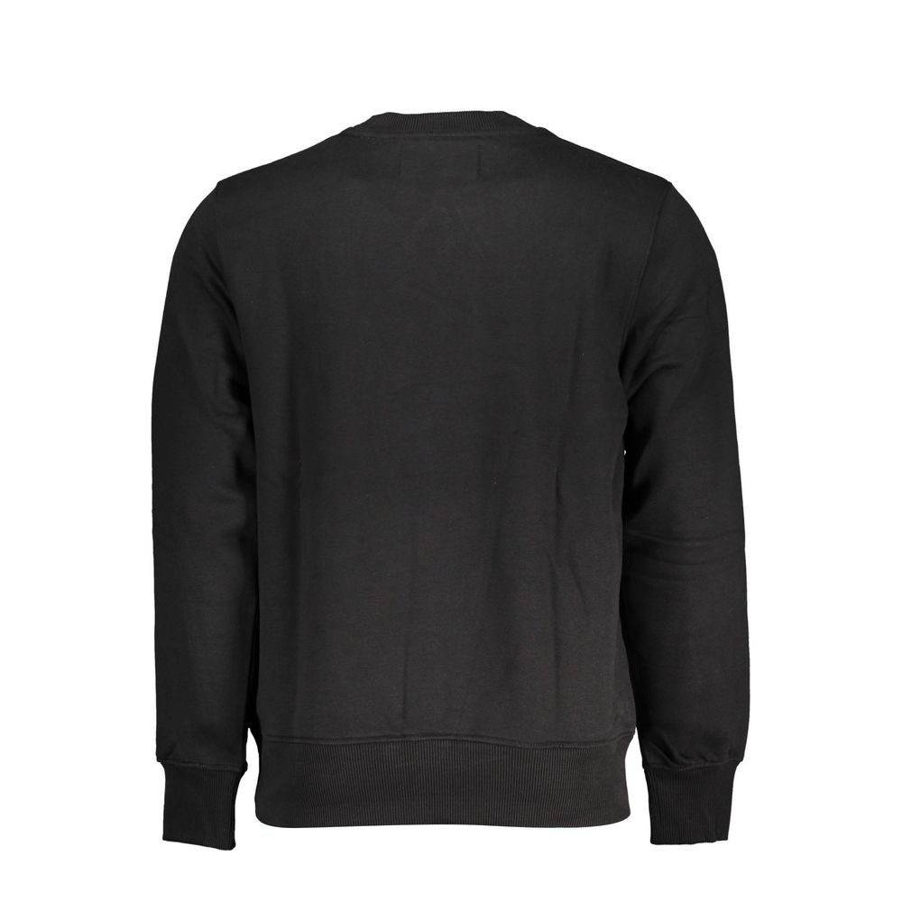 Calvin Klein Baumwoll-Sweatshirt in Schwarz