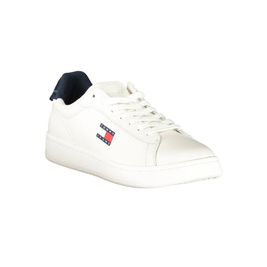Tommy Hilfiger Weißes Leder Herren Sneaker