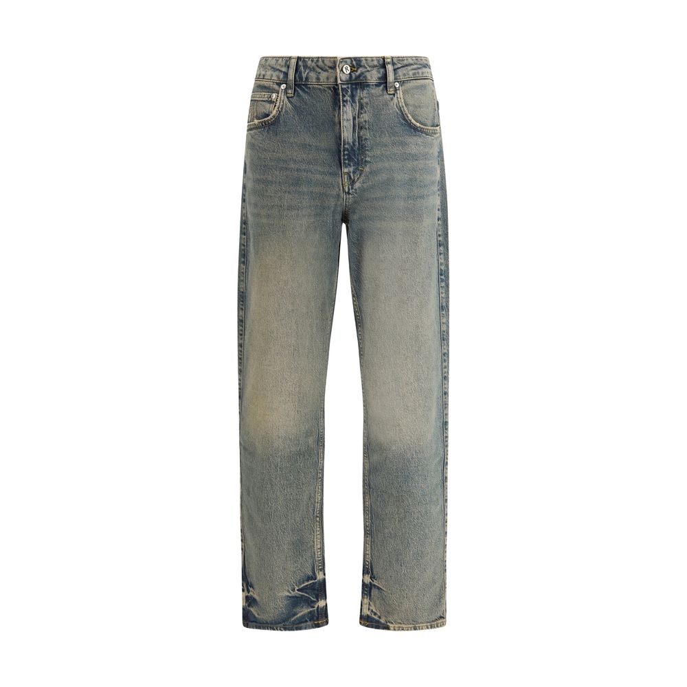 Represent Blaue Jeans aus Baumwolle im geraden Schnitt